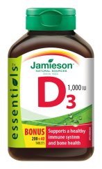 Jamieson Vitamín D3 1000mcg tbl.240