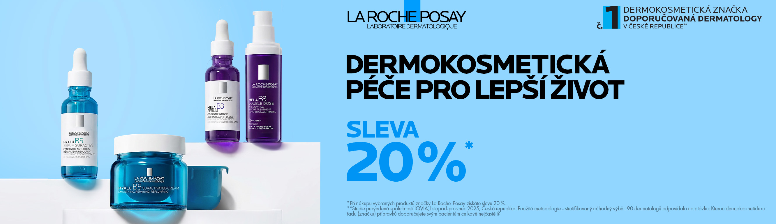 LRP - Hyalu B5, Mela B3, Vitamin C, Retinol - 20%