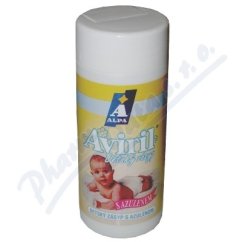 Aviril dětský zásyp s azulenem 100g syp.