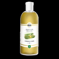 TOPVET Citronová tráva masážní olej 500ml