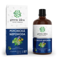 GREEN IDEA Psychická nepohoda - bezlihová tinktura 100 ml