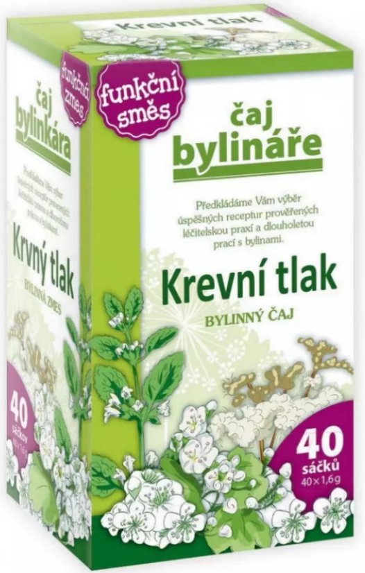 Čaj Bylináře Krevní tlak n.s. 40x1.6g
