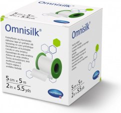 Omnisilk náplast bílé hedvábí 5cmx5m 1ks