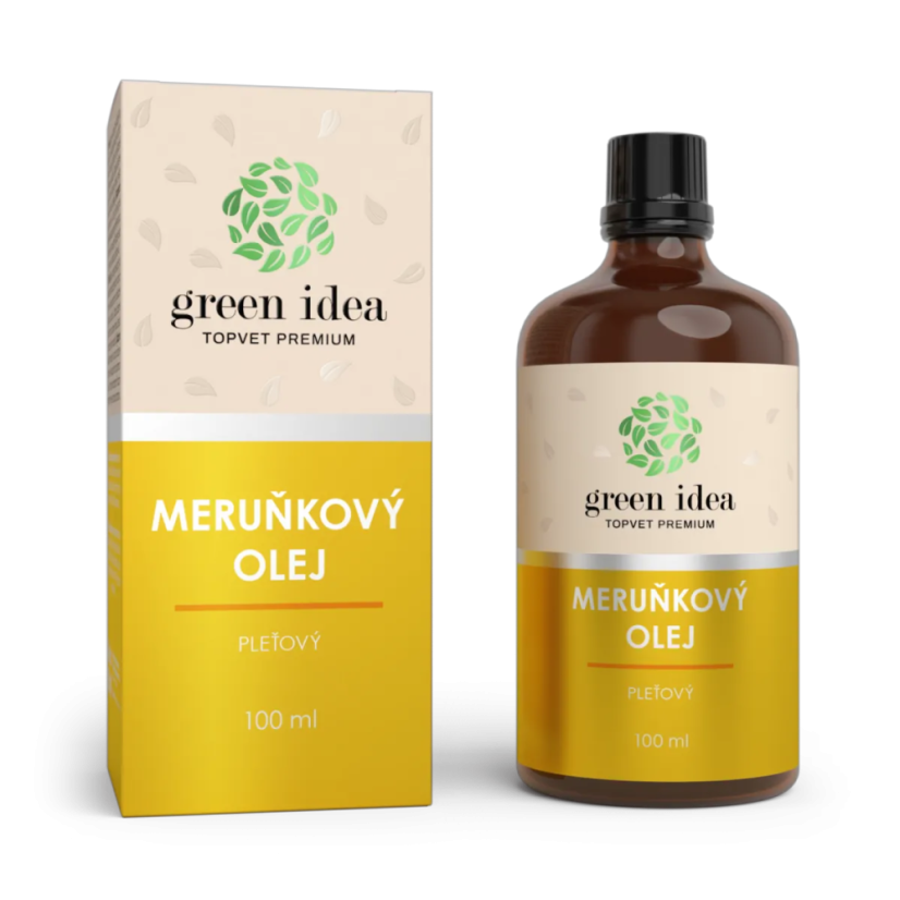 Green idea Meruňkový pleťový olej 100 ml