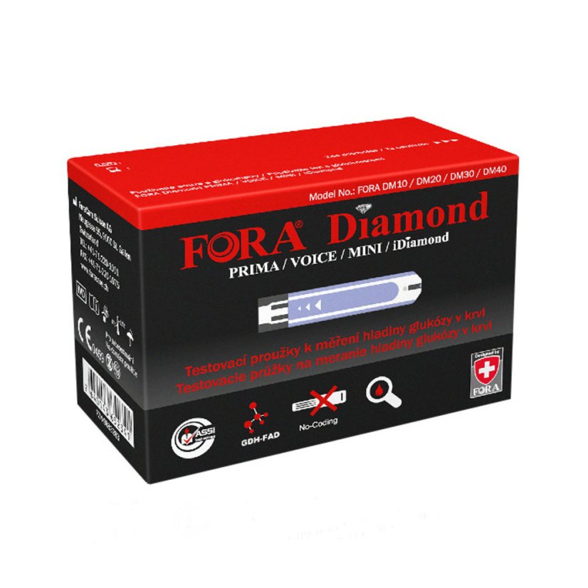 FORA Diamond Test.pr.ke glukom.TD 50ks