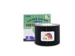 TEMTEX kinesio tape černá 5cmx5m TKT007