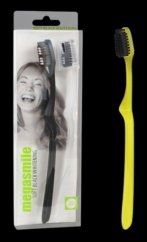 MegaSmile zubní kartáček Black Whitening SOFT Yellow 2ks