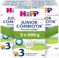 HiPP 3 Junior Combiotik ml.vyziva 5x500g