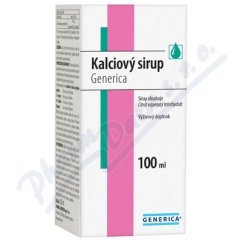 Kalciový sirup Generica 100 ml