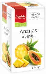 Čaj Ananas a papája 20x2g APOTHEKE