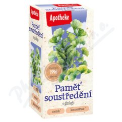 Čaj Paměť soustře.ginkgo 20x1,5gAPOTHEKE