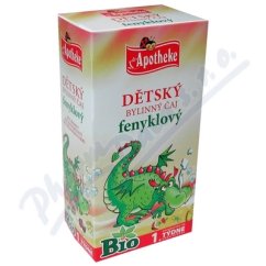 Čaj BIO Dětský fenykl 20x1.5g APOTHEKE