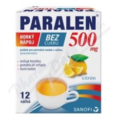 Paralen hor.nap.bez cukru 500mg por.plv.