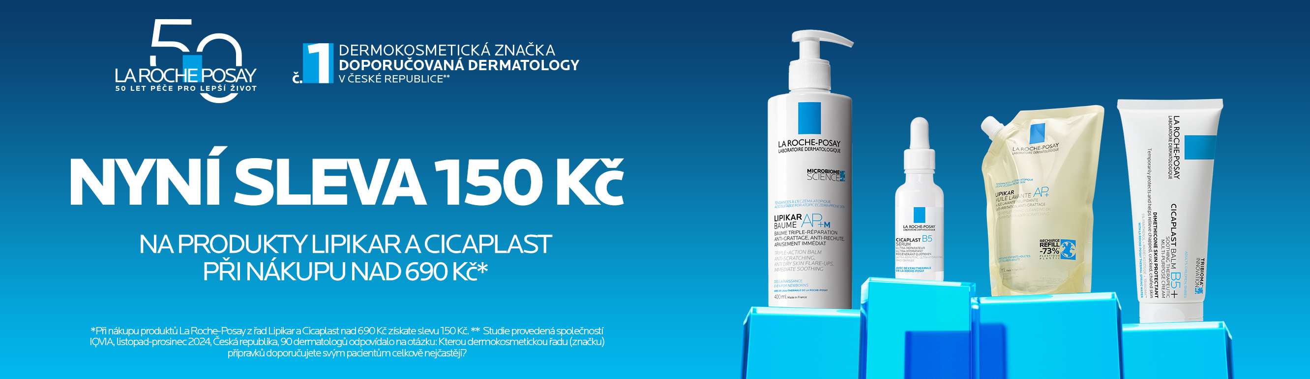 LRP Lipikar, Cicaplast -150kč