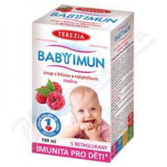 BABYIMUN sir.hlíva+rak.malina 100ml