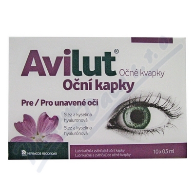 AVILUT Oční kapky 10x0.5ml