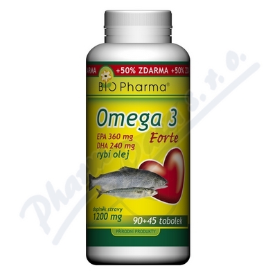 Omega 3 Fort.1200mg tob.90+45Bio-Pharma