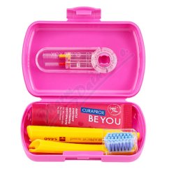 CURAPROX Travel set růžový new