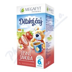 MEGA Dětský čaj lesní jahoda 20x2g