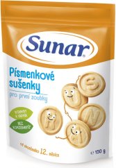 Sunar písmenkové sušenky 150g 49200150
