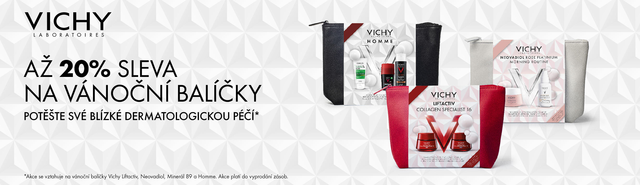 Vichy vánoční taštičky