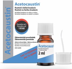 Acetocaustin roztok k léčbě bradavic 2ml
