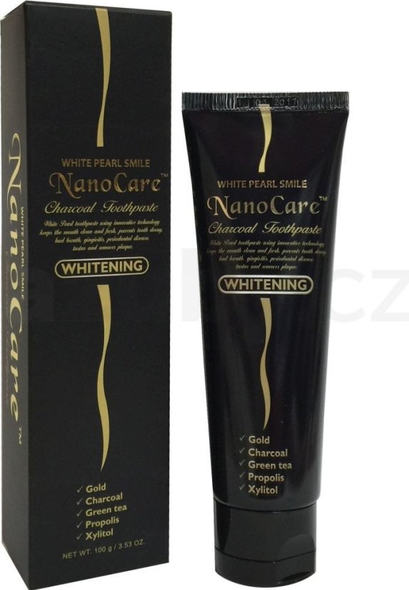 White Pearl NanoCare gold zubní pasta 100g