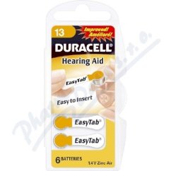 Baterie do naslou.Duracell DA13P6/N6 6ks